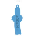 Japan Moomin Acrylic Keychain - Hattifatteners : Glow in the Dark Blue - 2