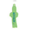 Japan Moomin Acrylic Keychain - Hattifatteners : Glow in the Dark Green - 2