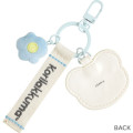 Japan San-X Embroidery Patch Keychain - Korilakkuma : Basic Rilakkuma Flower - 2