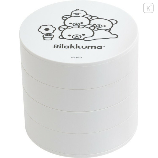 Japan San-X Accessory Tray - Rilakkuma : Basic Rilakkuma Flower - 1