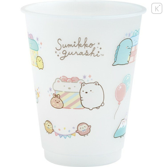 Japan San-X Color Changing Plastic Cup - Sumikko Gurashi : Blue - 1
