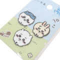 Japan Chiikawa Versatile Iron-On and Sticker Patch - Chiikawa & Hachiware & Usagi : Hard Working - 2