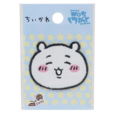 Japan Chiikawa Versatile Iron-On and Sticker Patch - Chiikawa : Happy Face