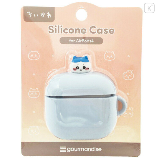 Japan Chiikawa AirPods 4 Silicone Case - Hachiware : Smile - 1