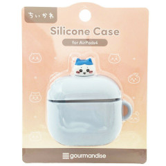 Japan Chiikawa AirPods 4 Silicone Case - Hachiware : Smile