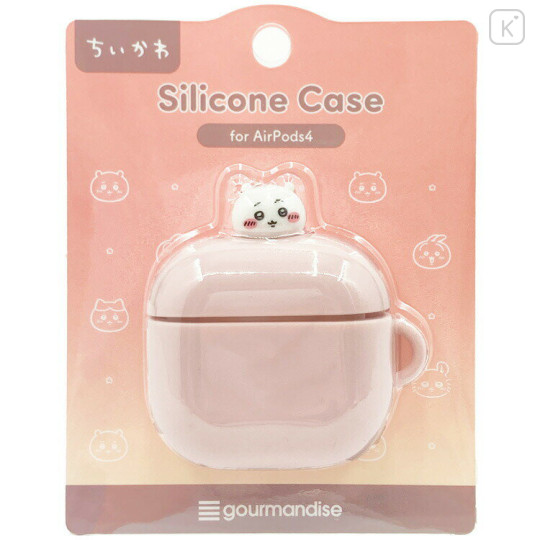 Japan Chiikawa AirPods 4 Silicone Case - Chiikawa : Smile - 1