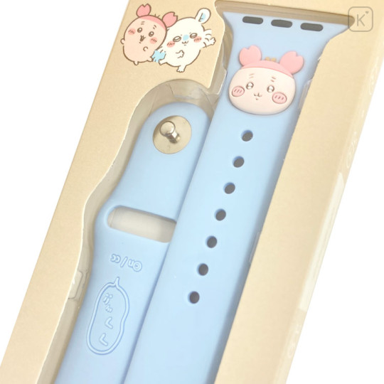 Japan Chiikawa Apple Watch 42/41/40/38mm Silicone Band - Furuhonya Kani-chan : Face - 2