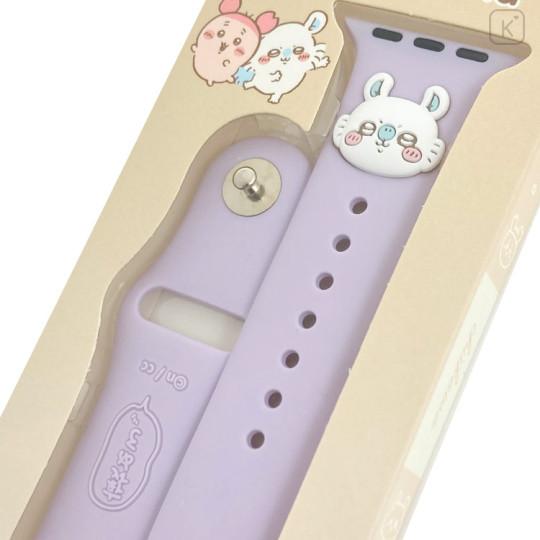 Japan Chiikawa Apple Watch 42/41/40/38mm Silicone Band - Momonga : Face - 2