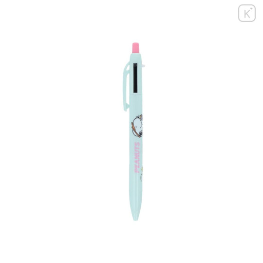 Japan Peanuts 2+1 Multi Ballpoint Pen & Mechanical Pencil - Snoopy & Woodstock : Mint - 1