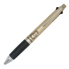 Japan Curious George Jetstream 4&1 Multi Pen + Mechanical Pencil - Gold