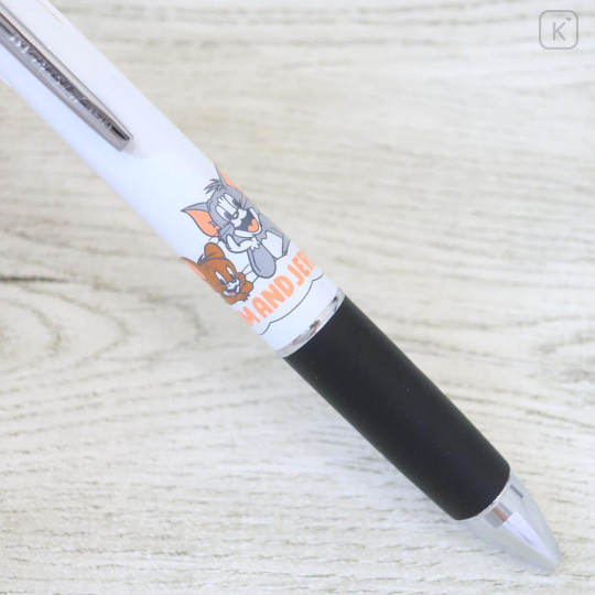 Japan Tom and Jerry Jetstream 4&1 Multi Pen + Mechanical Pencil - Tom & Jerry : White - 3