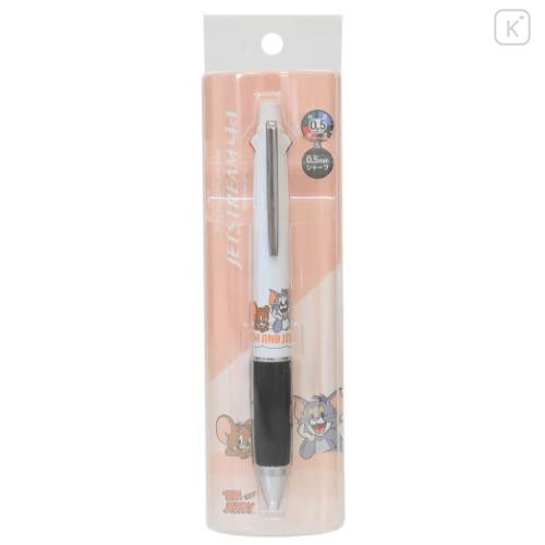 Japan Tom and Jerry Jetstream 4&1 Multi Pen + Mechanical Pencil - Tom & Jerry : White - 4