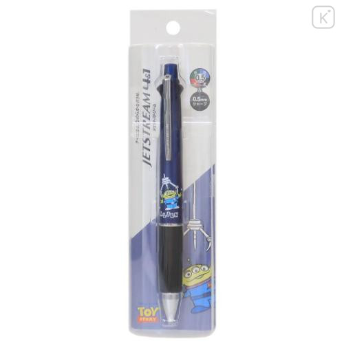 Japan Disney Jetstream 4&1 Multi Pen + Mechanical Pencil - Toy Story Little Green Men Aliens : Navy - 4