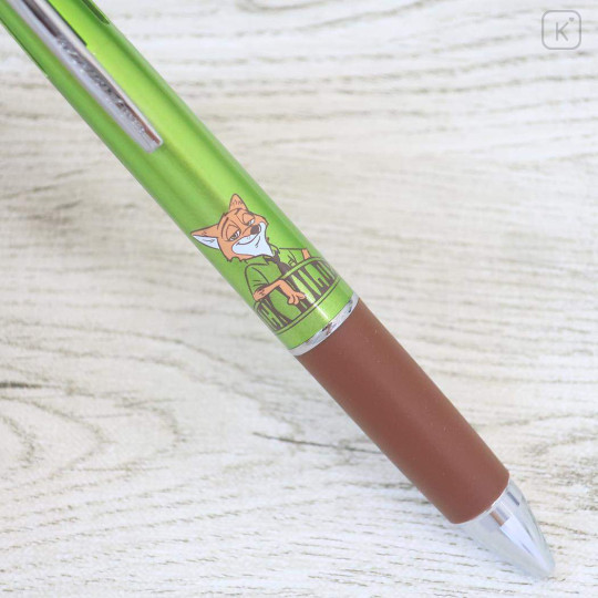 Japan Disney Jetstream 4&1 Multi Pen + Mechanical Pencil - Zootopia : Nick Smirk - 3