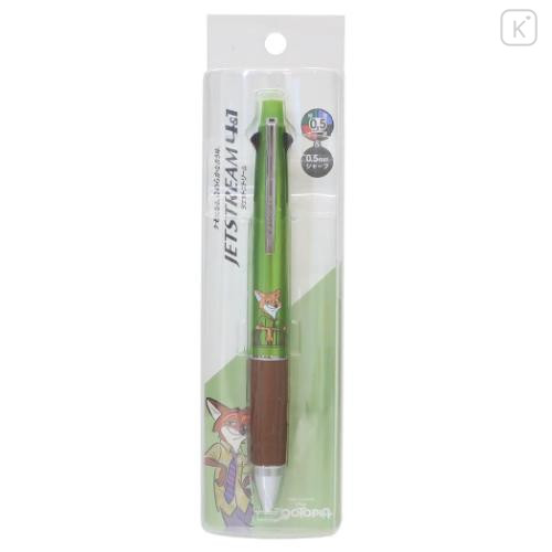 Japan Disney Jetstream 4&1 Multi Pen + Mechanical Pencil - Zootopia : Nick Smirk - 4