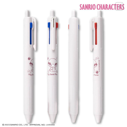 Japan Sanrio Jetstream New 3 Color Multi Ballpoint Pen - My Sweet Piano - 1