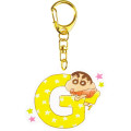 Japan Crayon Shin-chan Acrylic Keychain - Shinnosuke Nohara : Alphabet G - 1