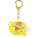 Japan Crayon Shin-chan Acrylic Keychain - Shinnosuke Nohara : Alphabet Q - 1