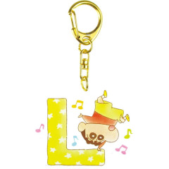 Japan Crayon Shin-chan Acrylic Keychain - Shinnosuke Nohara : Alphabet L