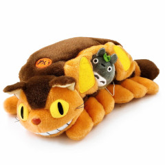 Japan Ghibli Fluffy Plush Toy (S) - My Neighbor Totoro : Cat Bus & Totoro