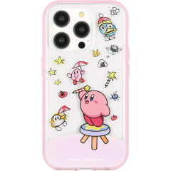 Japan Kirby IIIIfit Clear iPhone 15 Pro Case - Kirby : Scribble
