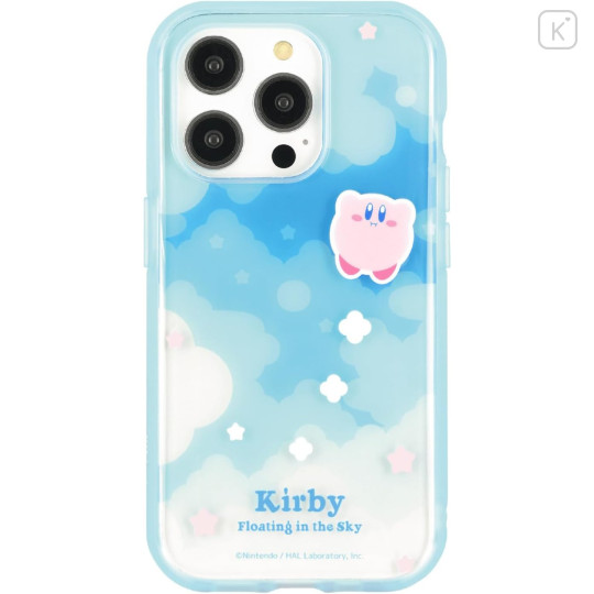 Japan Kirby IIIIfit Clear iPhone 15 Pro Case - Kirby : Floating - 1
