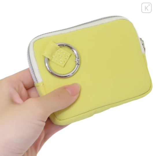 Japan Peanuts Mini Flat Pouch Multi-Case with Carabiner - Woodstock : Drawing - 2