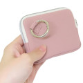 Japan Peanuts Mini Flat Pouch Multi-Case with Carabiner - Peanuts : Charlie Brown Drawing - 2