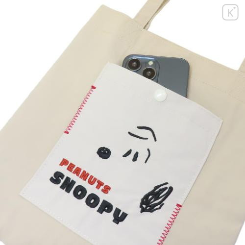 Japan Peanuts Mini Tote Bag - Snoopy : Drawing - 4