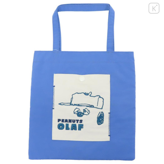Japan Peanuts Mini Tote Bag - Snoopy : Brother Olaf Drawing - 1