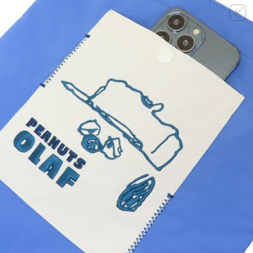 Japan Peanuts Mini Tote Bag - Snoopy : Brother Olaf Drawing - 4