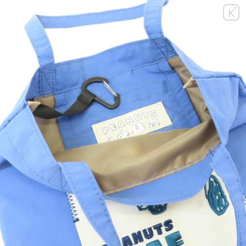 Japan Peanuts Mini Tote Bag - Snoopy : Brother Olaf Drawing - 5