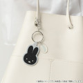 Japan Miffy Rubber Keychain - Miffy : Light Blue - 3