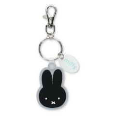 Japan Miffy Rubber Keychain - Miffy : Black
