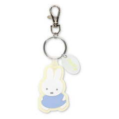 Japan Miffy Rubber Keychain - Miffy : Blue Dress