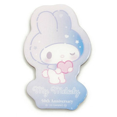 Japan Sanrio Magnet - My Melody : 50th Anniversary Heart Wink