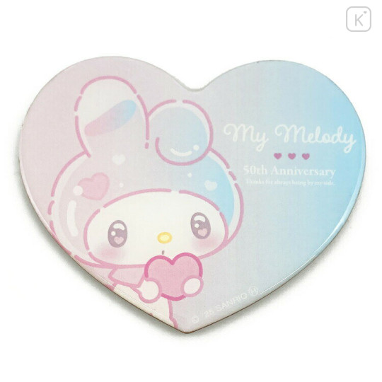Japan Sanrio Magnet - My Melody : 50th Anniversary Heart - 1