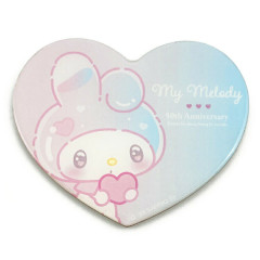 Japan Sanrio Magnet - My Melody : 50th Anniversary Heart