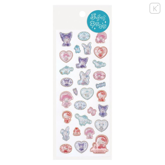 Japan Sanrio Glitter Resin Sticker - Characters : Ladies Gentlemen - 2