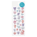 Japan Sanrio Glitter Resin Sticker - Characters : Ladies Gentlemen - 2