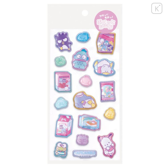 Japan Sanrio Bubble Sticker - Hapidanbui Boys Relax - 2