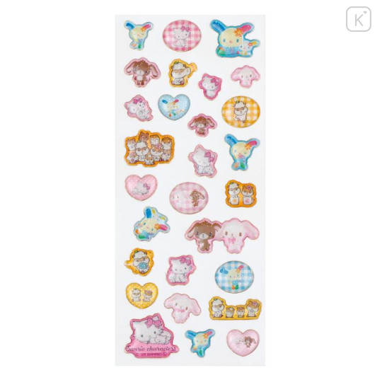 Japan Sanrio Glitter Resin Sticker - Characters : Heisei - 1