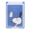 Japan Peanuts Folding Mirror - Snoopy : Ghost Blue - 1