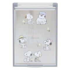Japan Peanuts Folding Mirror - Snoopy : Brothers Grey