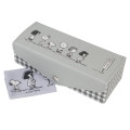 Japan Peanuts Double Glasses Case - Snoopy : Kids Grey - 1