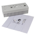 Japan Peanuts Double Glasses Case - Snoopy : Kids Grey - 2