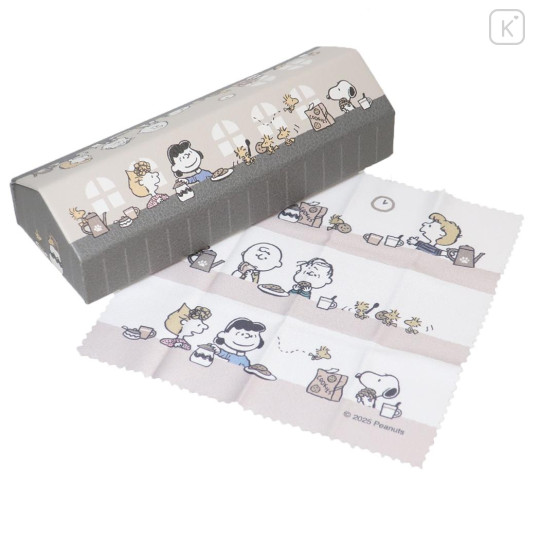 Japan Peanuts Glasses Case - Snoopy : House Style Coffee Break - 2