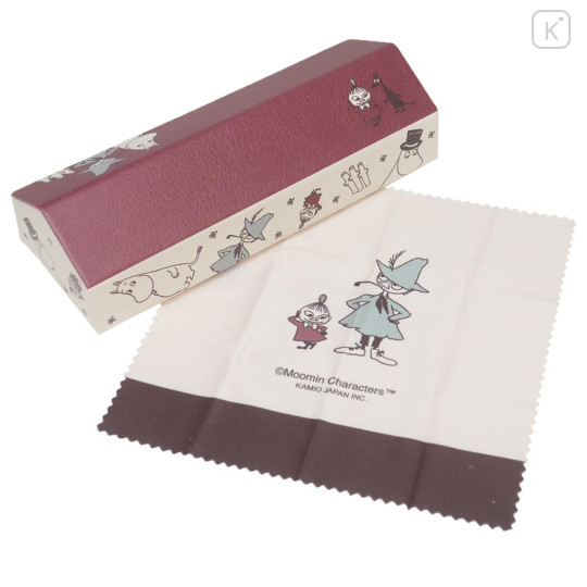 Japan Moomin Glasses Case - Little My & Moomintroll & Snufkin : House Style - 2