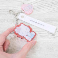 Japan Sanrio Glitter Tag Keychain - Hello Kitty & Tiny Chum - 2