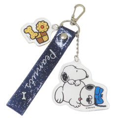 Japan Peanuts Glitter Tag Keychain - Snoopy : Brother Olaf